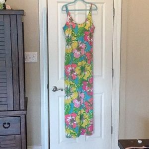 EUC Lilly Pulitzer Maxi Tank Dress Size Large